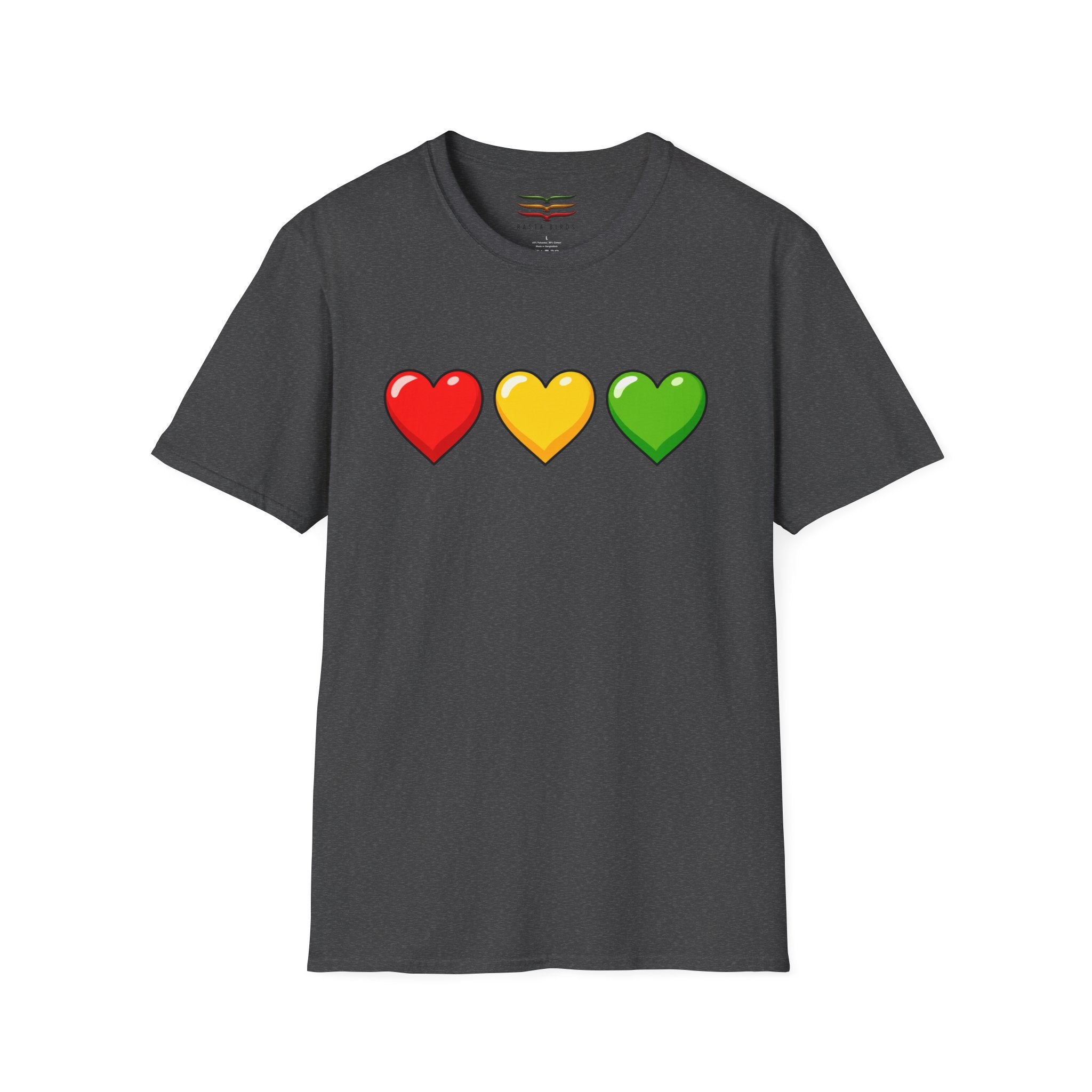 RASTA HEARTS TEE