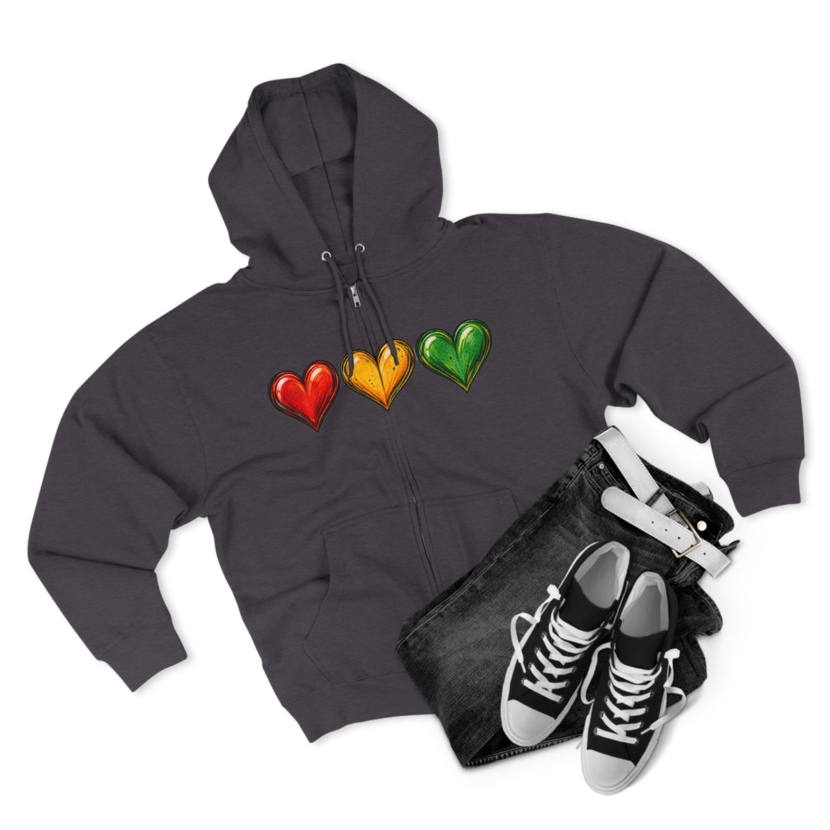 ALL HEART • NO ANCHOR Zip Hoodie