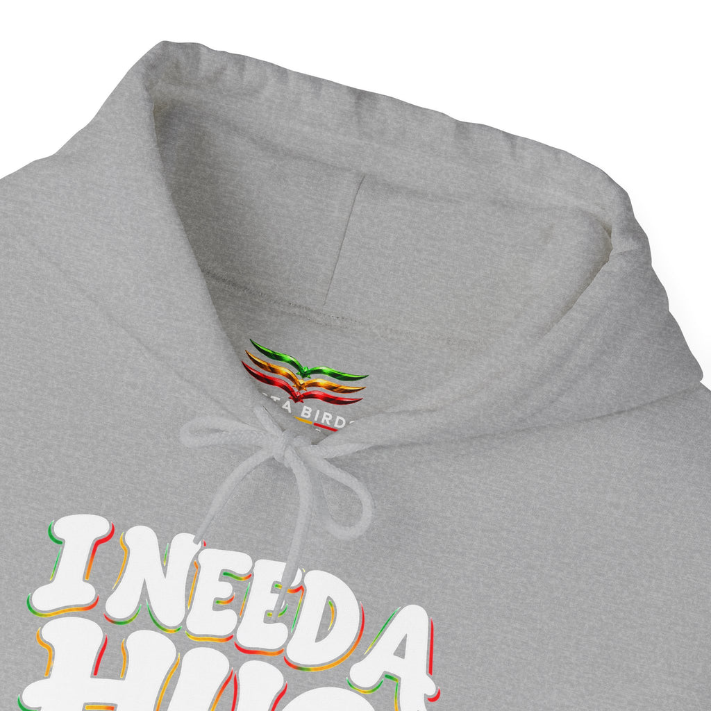 I Need a Hug Hoodie - 'I Need a Hug, Coffee and a Joint' Graphic Pullover