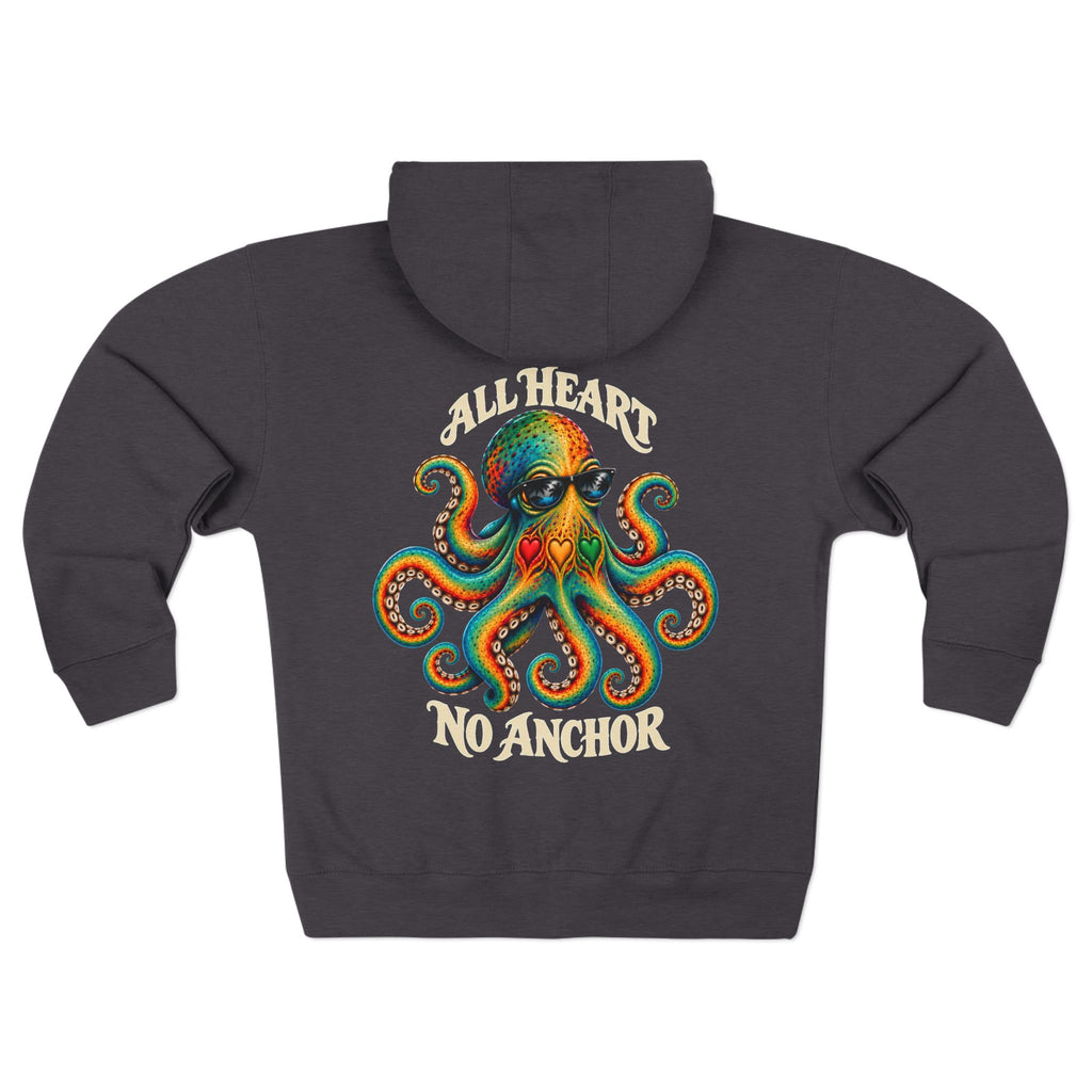 ALL HEART • NO ANCHOR Zip Hoodie
