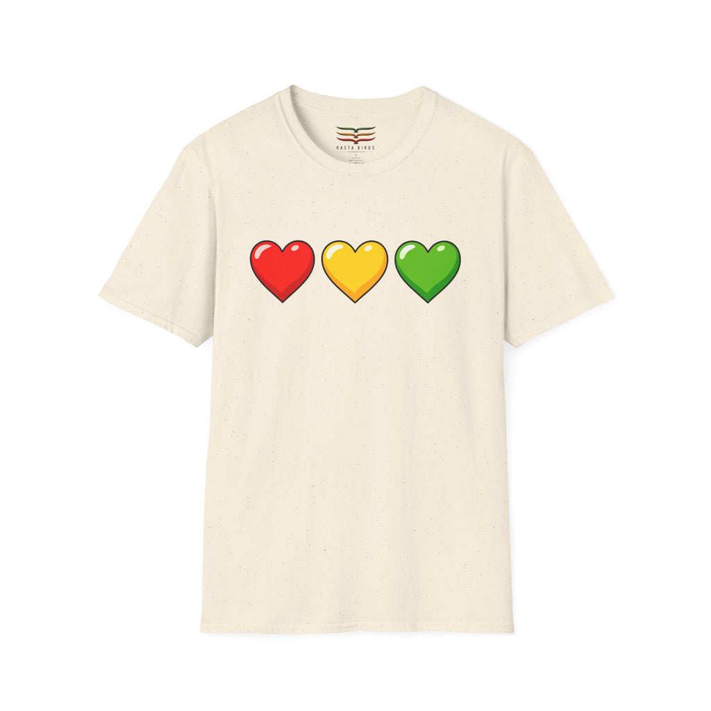 RASTA HEARTS TEE
