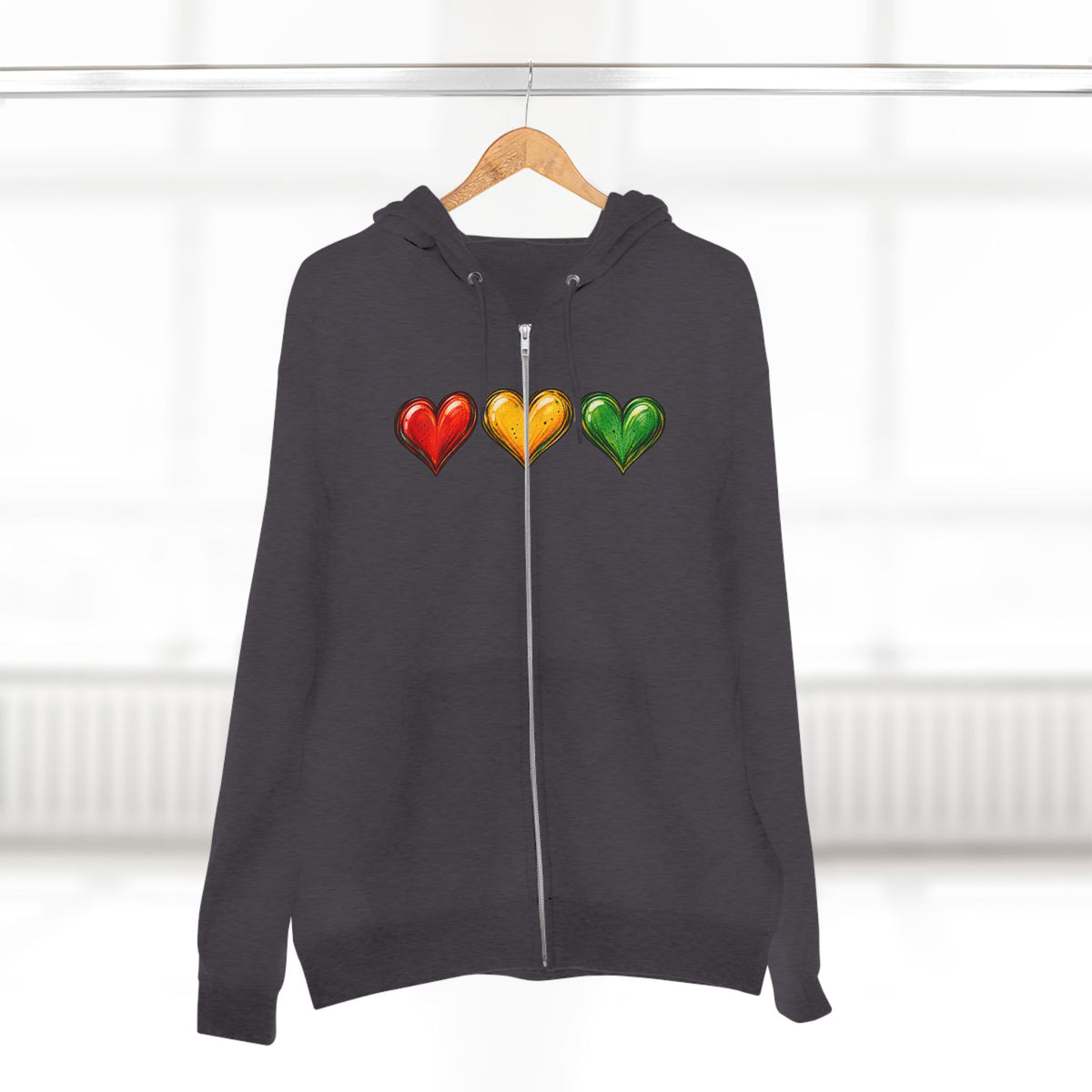 ALL HEART • NO ANCHOR Zip Hoodie