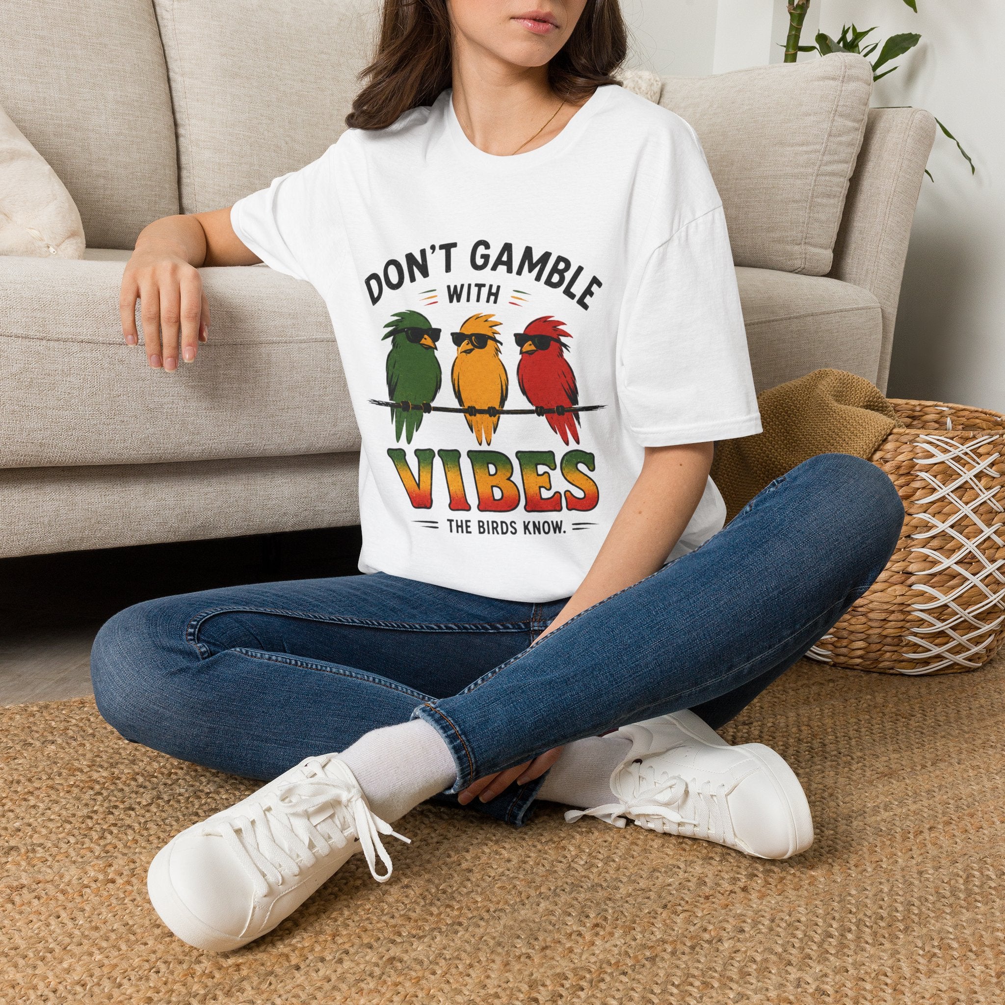 DONT GAMBLE WITH VIBES TEE