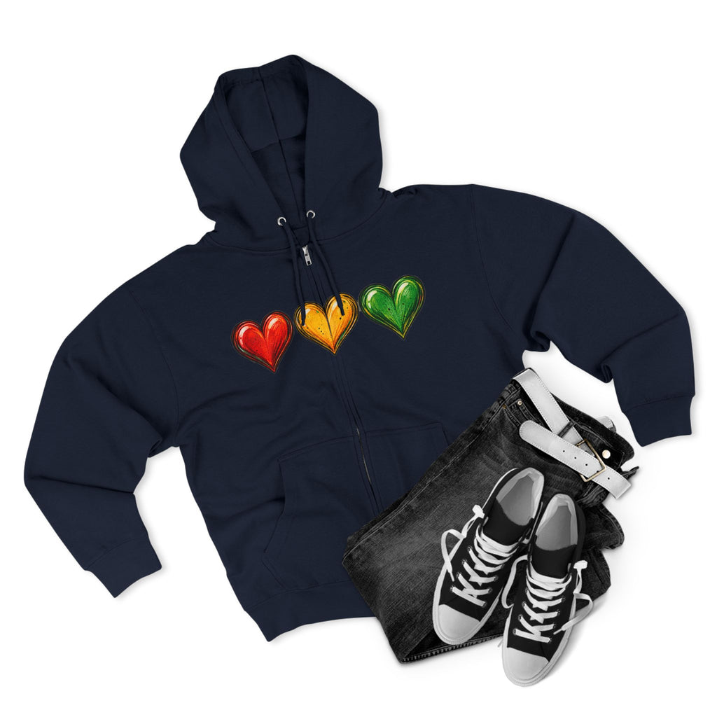 ALL HEART • NO ANCHOR Zip Hoodie
