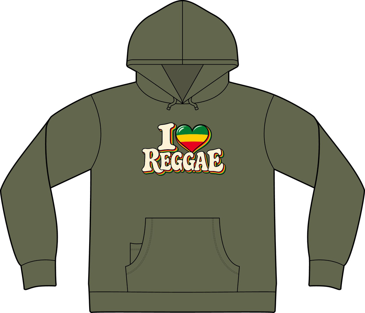 I ❤️ REGGAE Hoodie