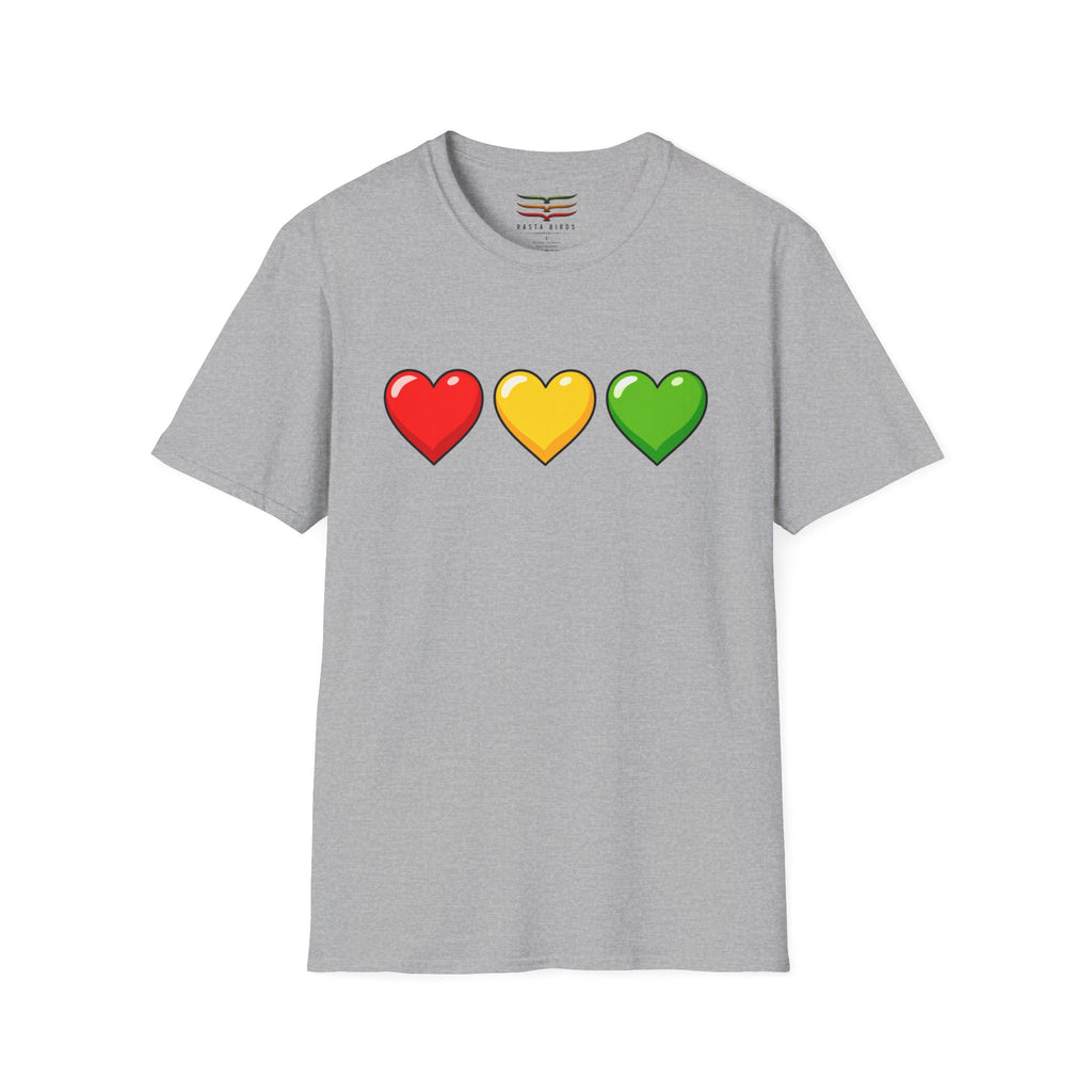 RASTA HEARTS TEE