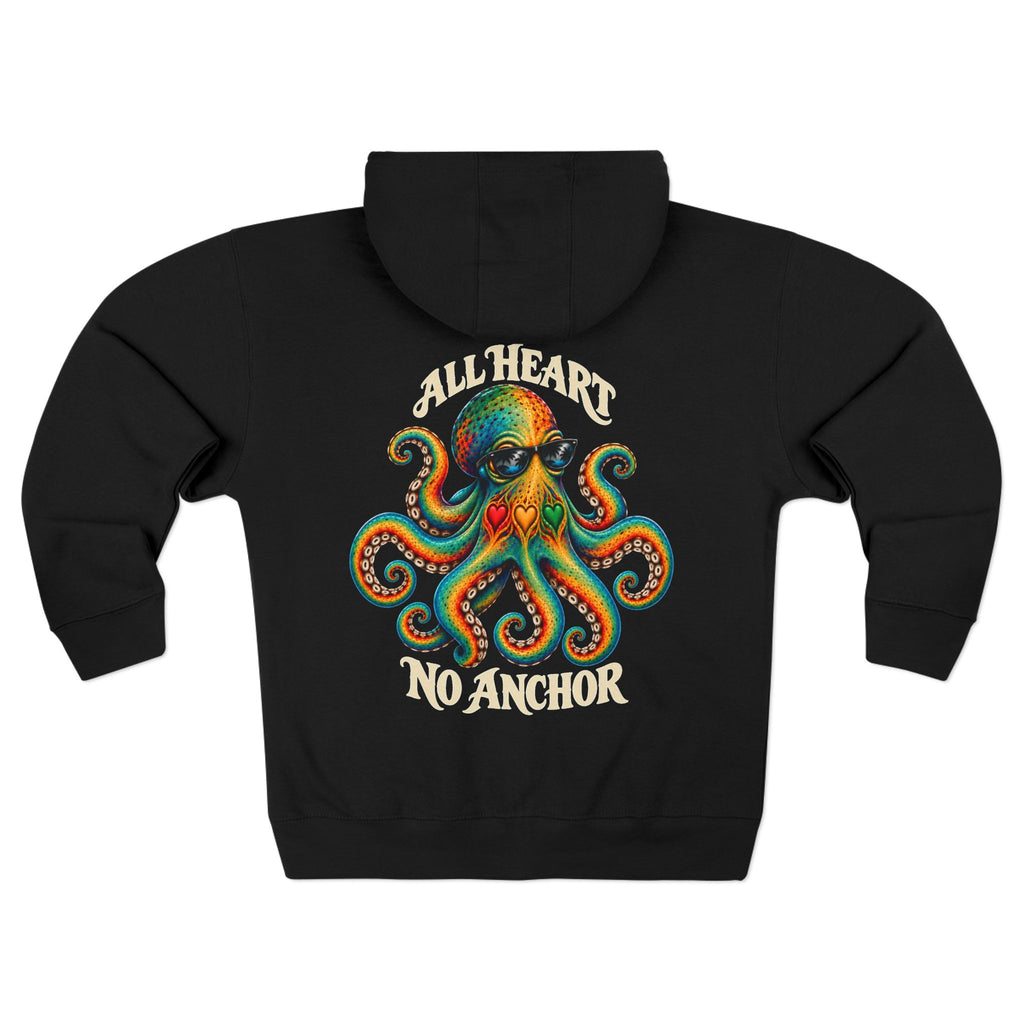 ALL HEART • NO ANCHOR Zip Hoodie