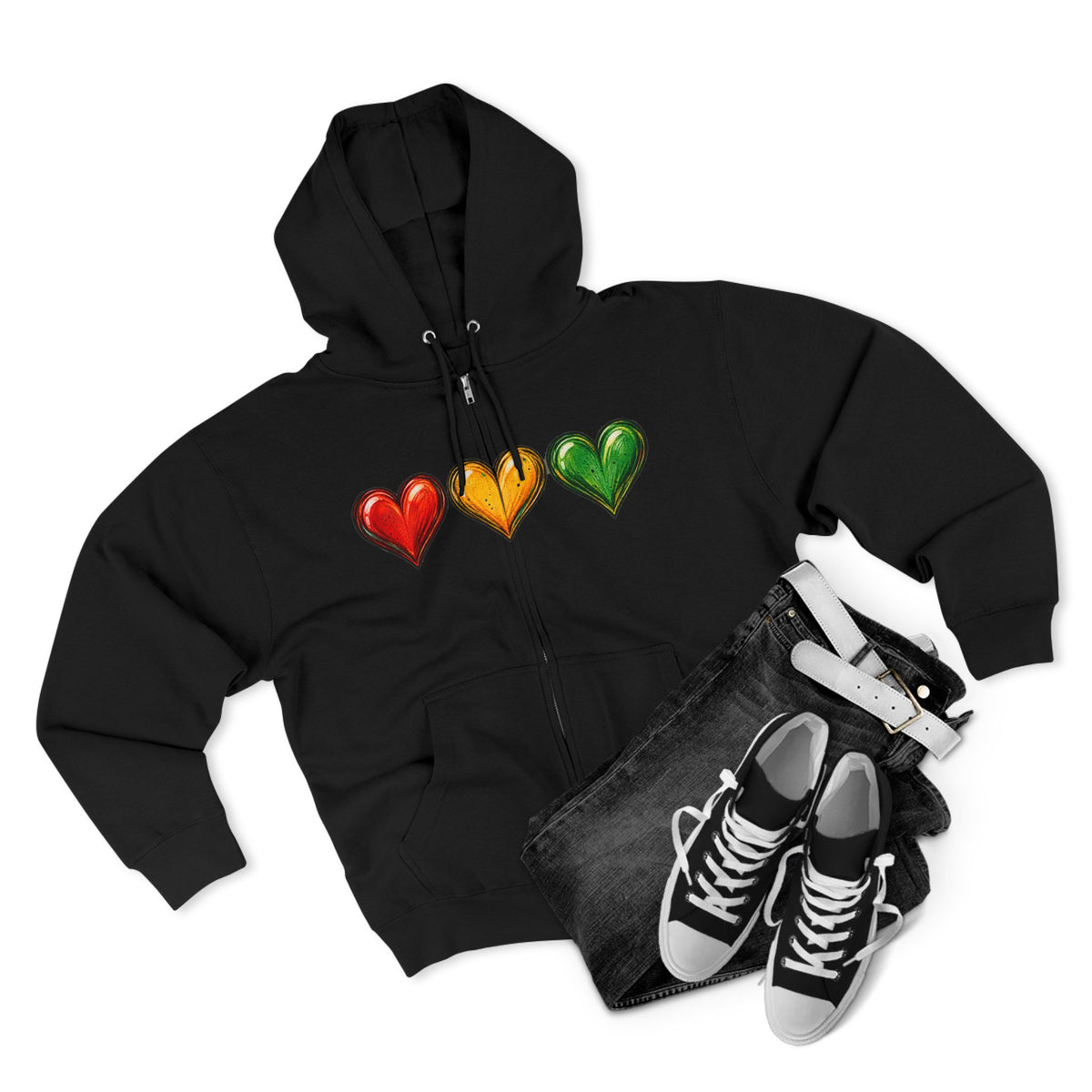ALL HEART • NO ANCHOR Zip Hoodie
