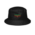 EMBROIDERED RASTA BIRDS LOGO BUCKET HAT