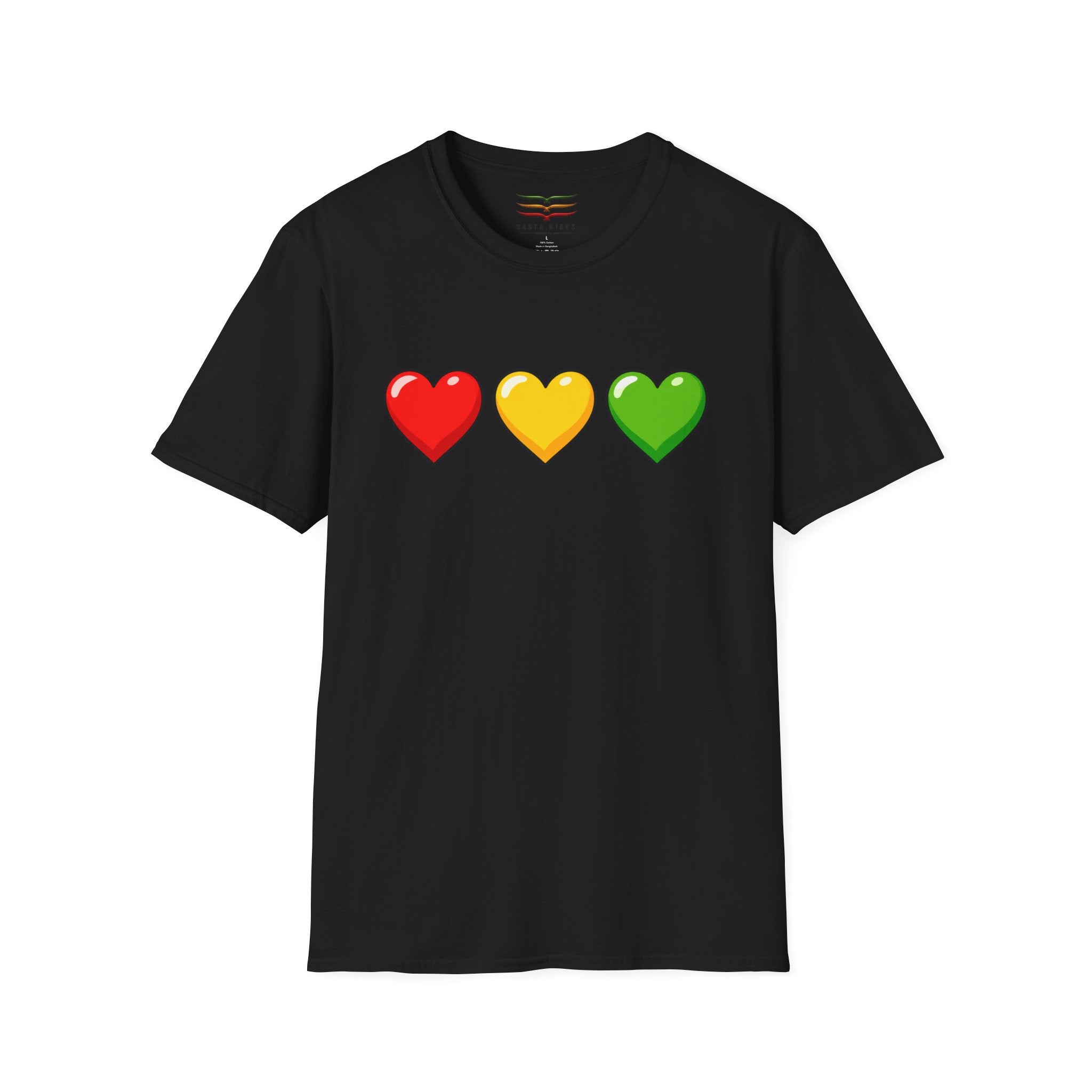 RASTA HEARTS TEE