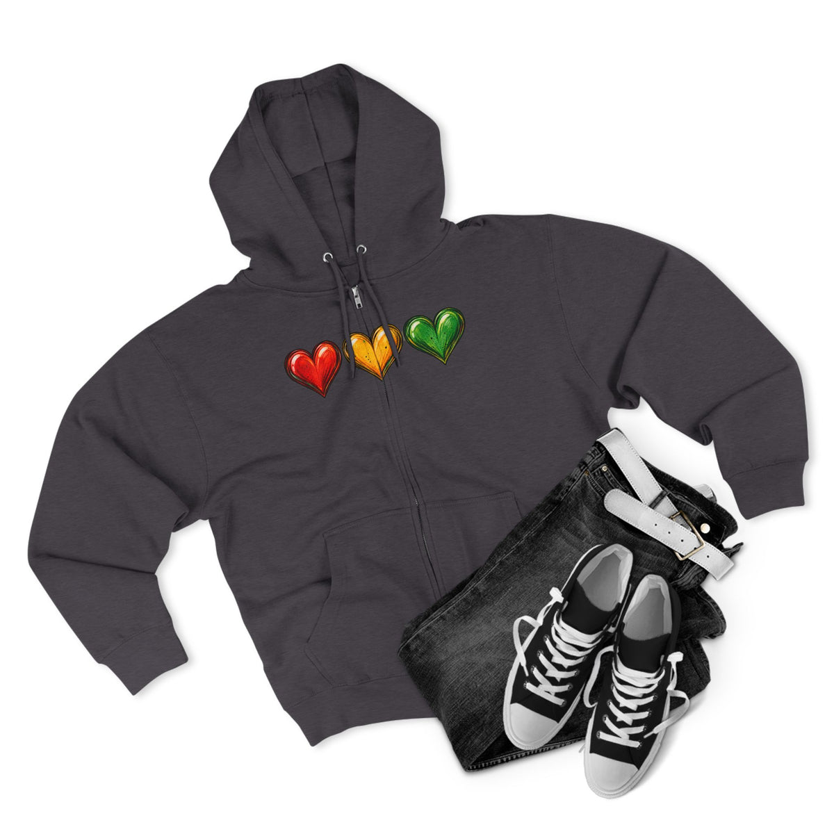 ALL HEART • NO ANCHOR Zip Hoodie