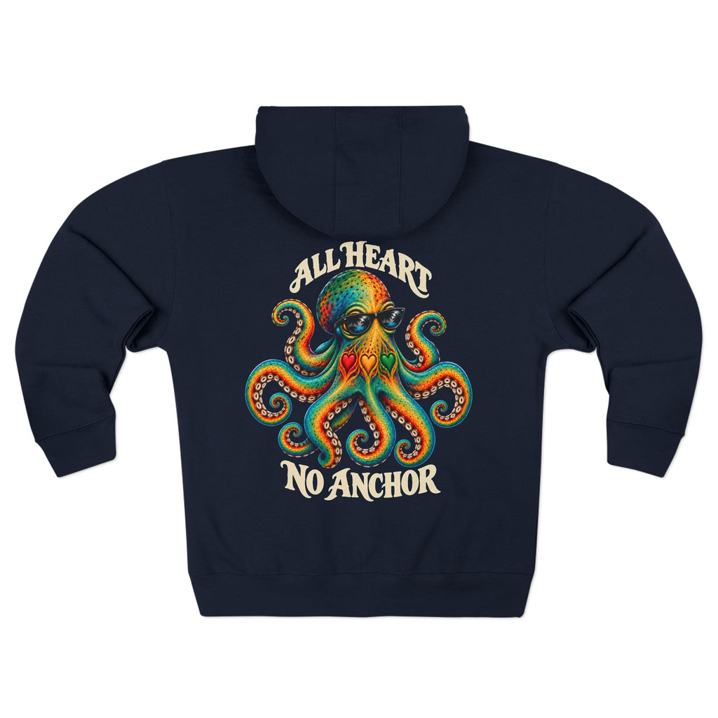 ALL HEART • NO ANCHOR Zip Hoodie